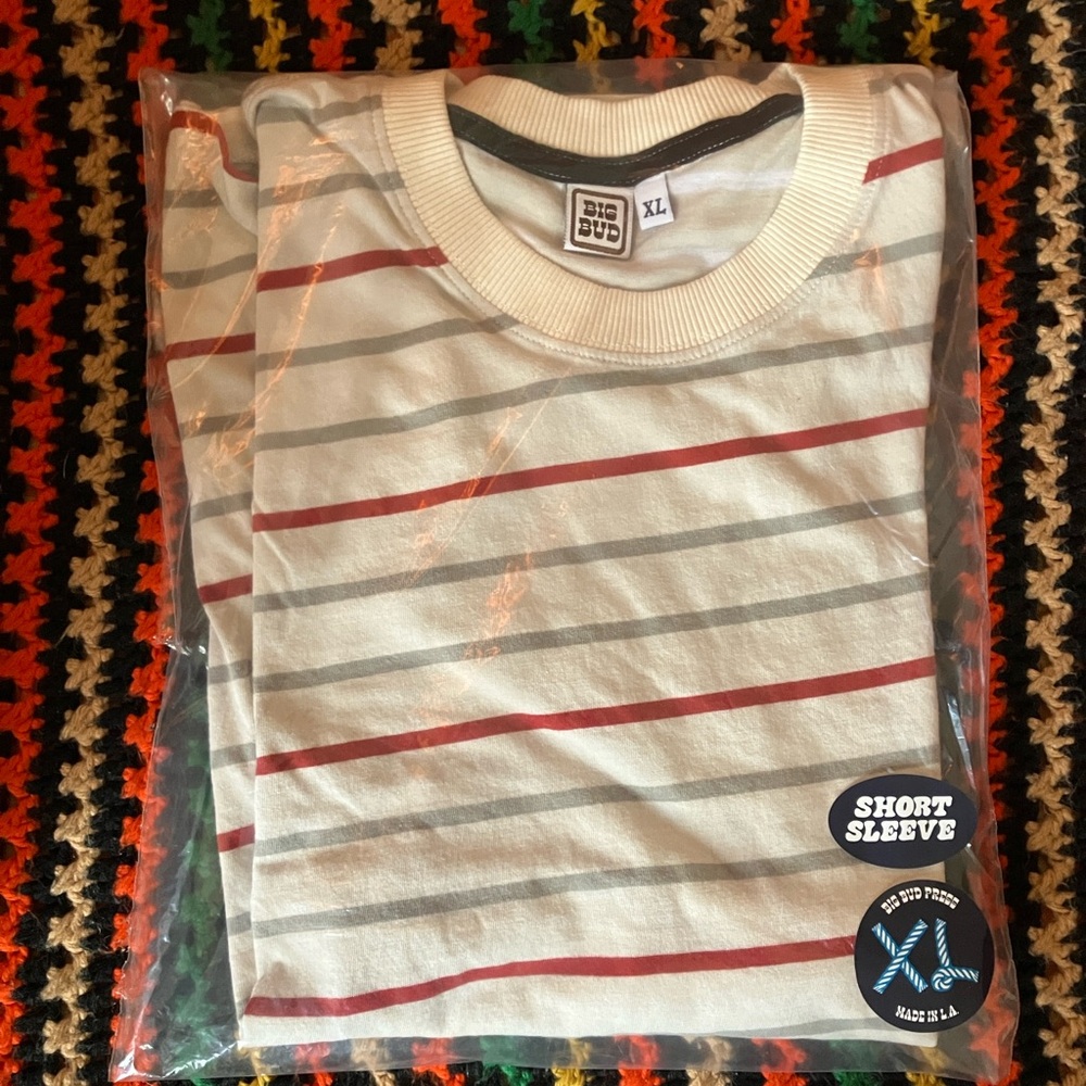 Big Bud Press Striped Short Sleeve Shirt